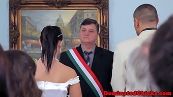 Post-Marriage Domination Of A Stunning Bride