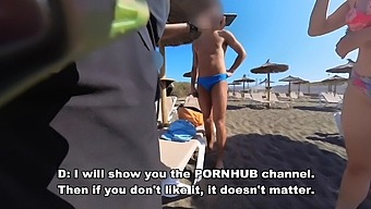 Exclusive Video Of A Naughty Exhibitionist Girl In A Naturist Beach