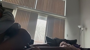 Exclusive Video Of A Black Ebony Getting Pounded On The Couch
