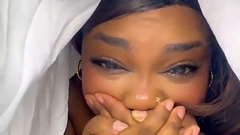 The Black Stepmother Was Caught By Her Stepbrother Masturbating